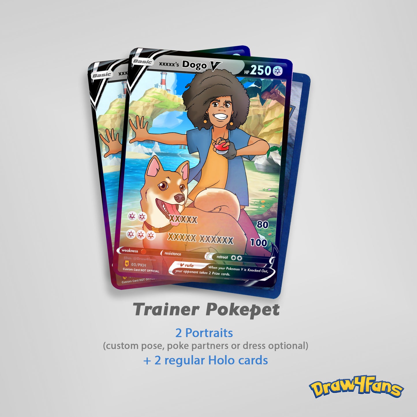 Custom Poketrainer cards