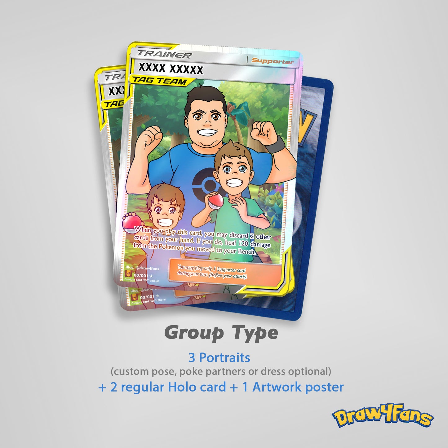 Custom Poketrainer cards